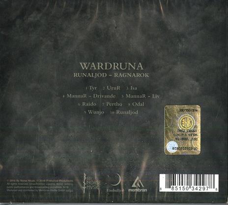 Runaljod - Ragnarok - CD Audio di Wardruna - 2