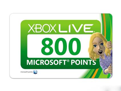 Card Xbox Live 2100 punti 800pt sleeved