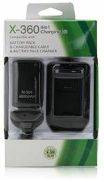 Charging kit 4 in 1 (black/white) Xbox 360