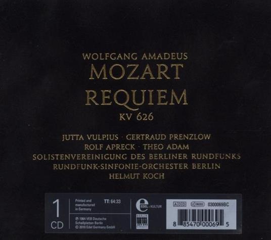 Requiem - CD Audio di Wolfgang Amadeus Mozart - 2