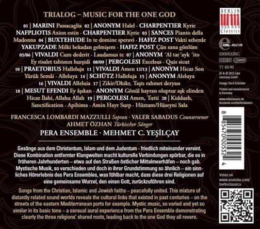 Trialog-Music for The - CD Audio di Pera Ensemble - 2