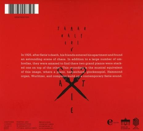 Satie - CD Audio di Tamar Halperin - 2