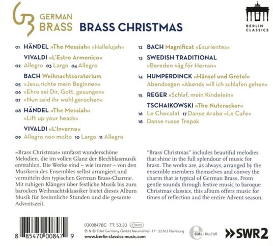 Brass Christmas - CD Audio di German Brass - 2