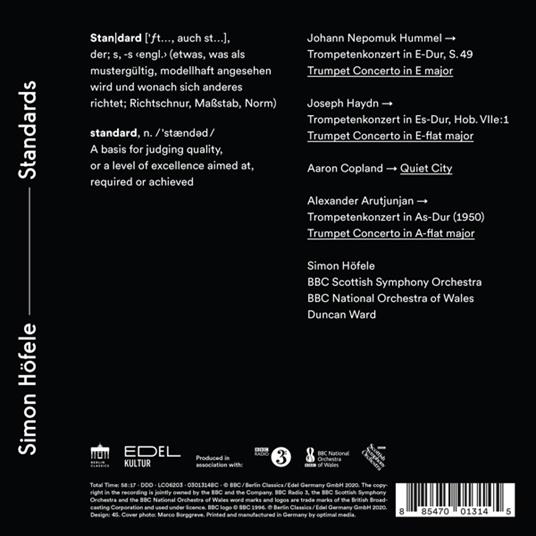 Standards - CD Audio di Simon Höfele - 2