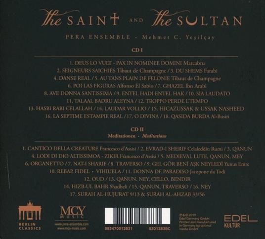 1219. The Saint and the Sultan - CD Audio di Pera Ensemble