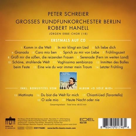 Schone, Strahlende Welt - CD Audio di Peter Schreier - 2
