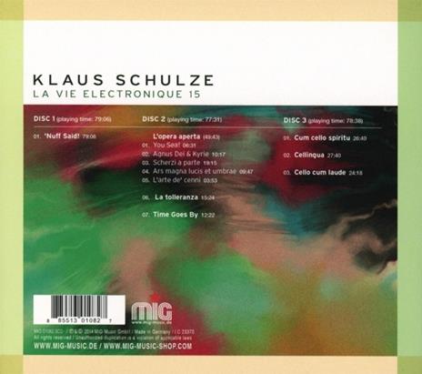 La vie electronique vol.15 - CD Audio di Klaus Schulze - 2