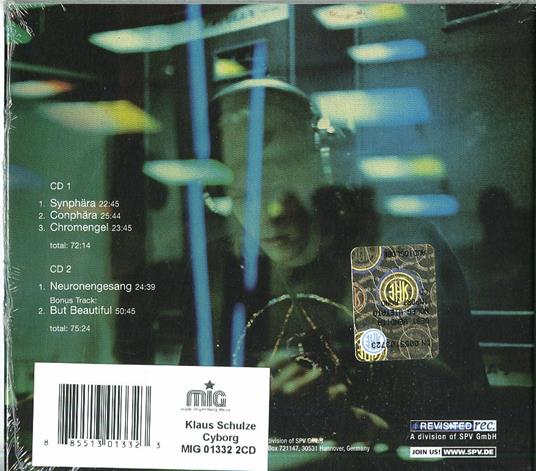 Cyborg - CD Audio di Klaus Schulze - 2