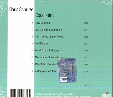 Cocooning - CD Audio di Klaus Schulze - 2