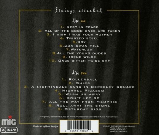Strings Attached - CD Audio di Ian Hunter - 2