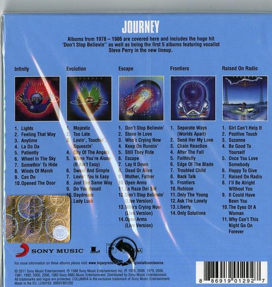 Original Album Classics - CD Audio di Journey - 2