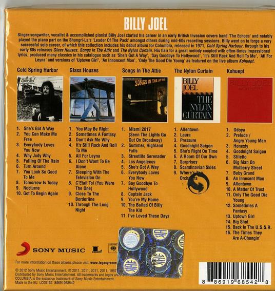 Original Album Classics - CD Audio di Billy Joel - 2
