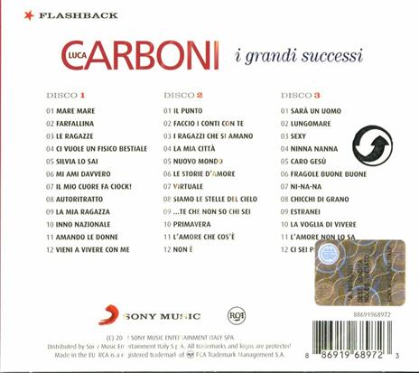 I grandi successi - CD Audio di Luca Carboni - 2