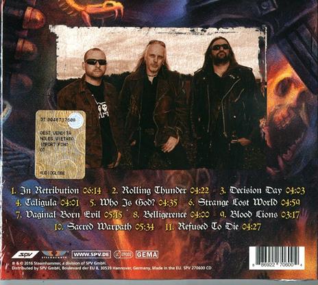 Decision Day (Digipack) - CD Audio di Sodom - 2