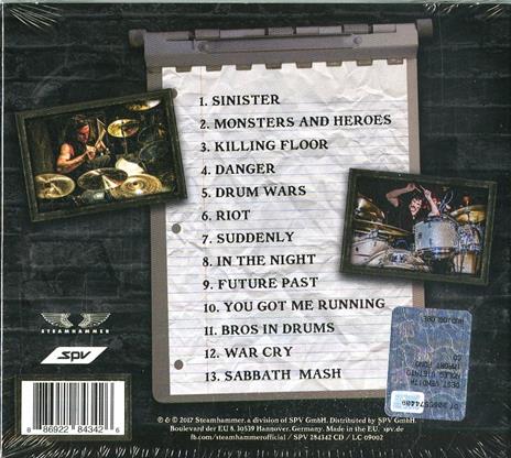 Sinister (Digipack + Booklet e poster) - CD Audio di Carmine Appice - 2