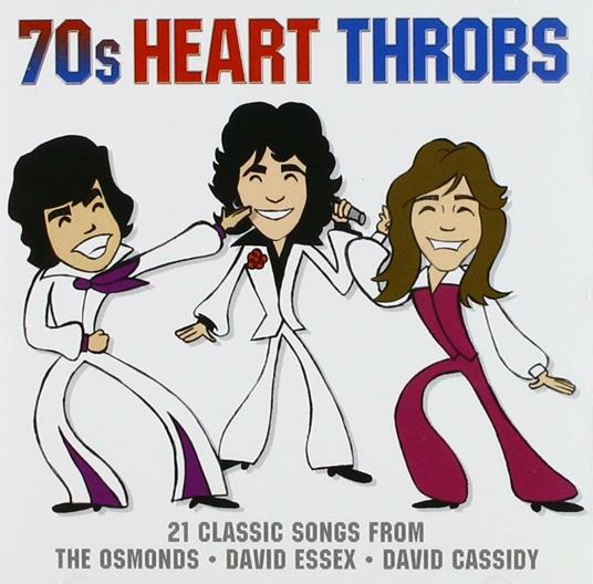 70's Heart Throbs - CD Audio