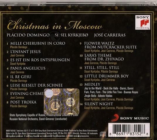 Natale a Mosca - CD Audio di Placido Domingo,José Carreras,Sissel - 2