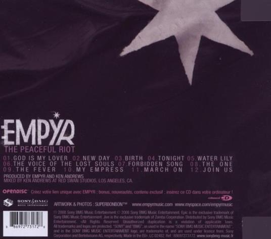 Peaceful Riot - CD Audio di Empyr - 2