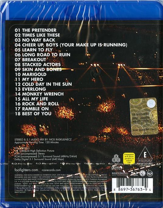 Foo Fighters. Wembley Live (Blu-ray) - Blu-ray di Foo Fighters - 2