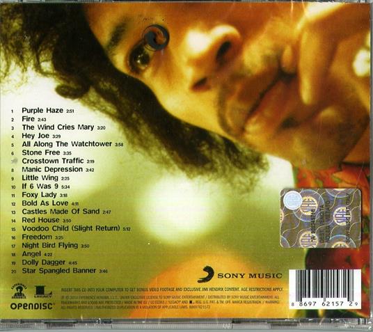 Experience Hendrix. The Best of Jimi Hendrix - CD Audio di Jimi Hendrix - 2