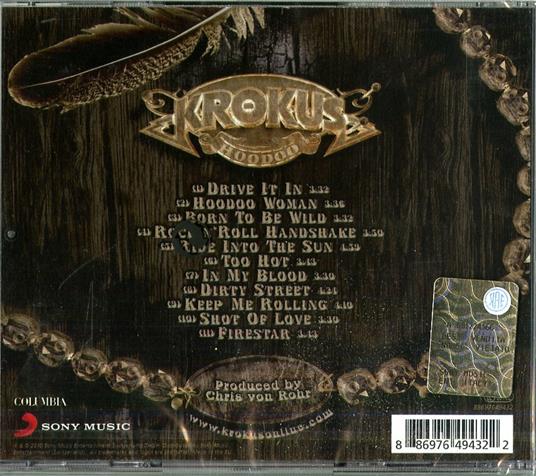 Hoodoo - CD Audio di Krokus - 2