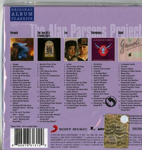 Original Album Classics - CD Audio di Alan Parsons Project - 2