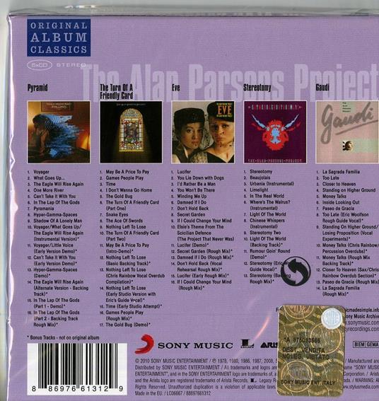 Original Album Classics - CD Audio di Alan Parsons Project - 2