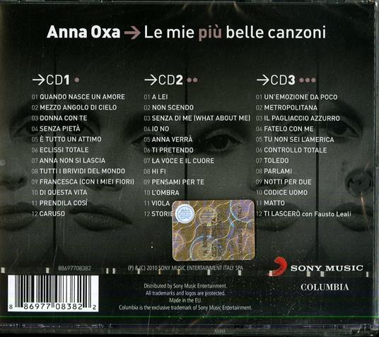 Le mie più belle canzoni - CD Audio di Anna Oxa - 2