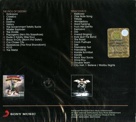 Tenacious D - The Pick of Destiny - CD Audio di Tenacious D - 2