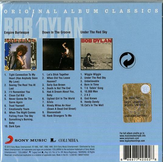 Original Album Classics - CD Audio di Bob Dylan - 2