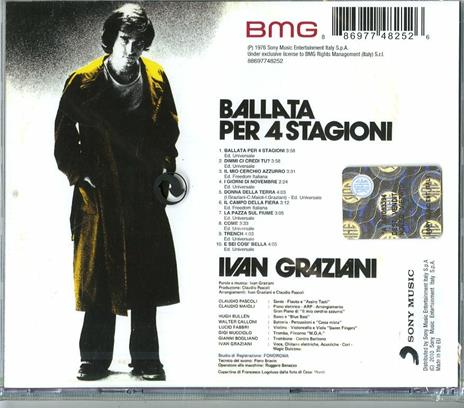 Ballata per 4 stagioni - CD Audio di Ivan Graziani - 2