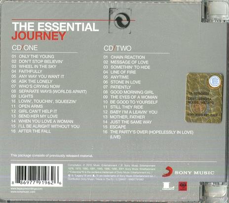 The Essential Journey - CD Audio di Journey - 2