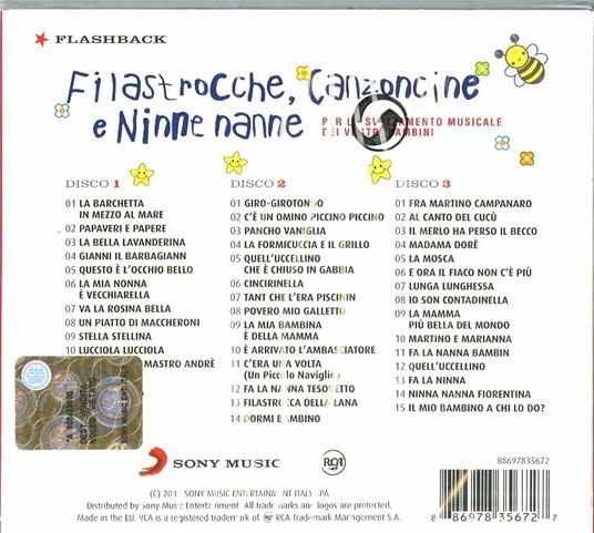 Filastrocche, canzoncine e ninne nanne - CD Audio - 2