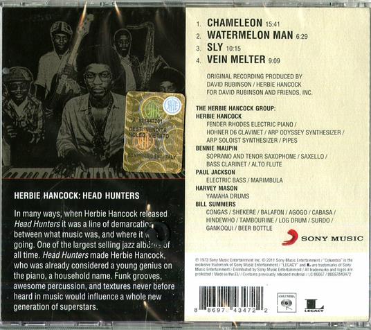 Head Hunters - CD Audio di Herbie Hancock - 2