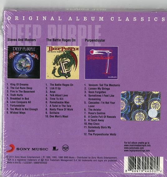 Original Album Classics - CD Audio di Deep Purple - 2