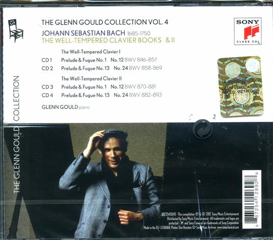 Il clavicembalo ben temperato (Das Wohltemperierte Clavier) - CD Audio di Johann Sebastian Bach,Glenn Gould - 2