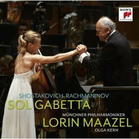 Concerto per violoncello n.1 / Sonata per violoncello - CD Audio di Sergei Rachmaninov,Dmitri Shostakovich,Lorin Maazel,Münchner Philharmoniker,Olga Kern,Sol Gabetta