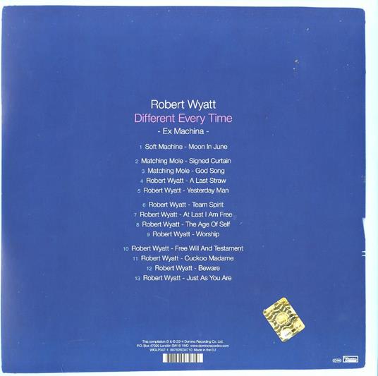 Different Every Time. Ex Machina - Vinile LP di Robert Wyatt - 2