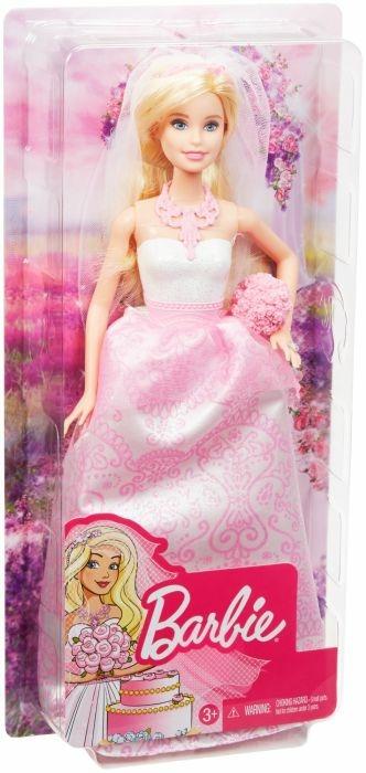 Barbie- Bambola Sposa con abito e accessori tra cui il velo, collier, scarpe e bouquet da tenere in mano - 19