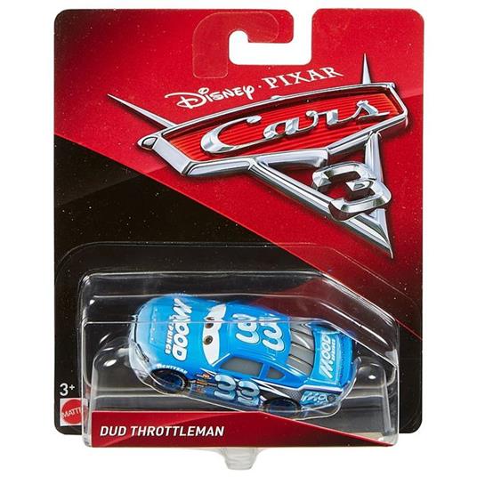 Cars 3. Personaggio Scala 1:55 Dud Throttleman (I)
