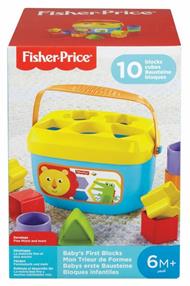 Fisher-Price - Blocchi Assortiti, Giocattolo Impilabile per Bambini 6+ Mesi
