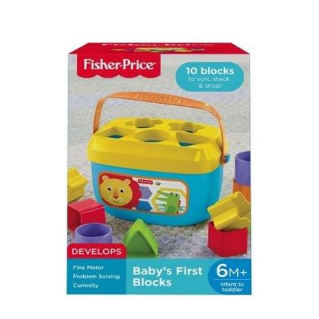 Fisher-Price - Blocchi Assortiti, Giocattolo Impilabile per Bambini 6+ Mesi - 5