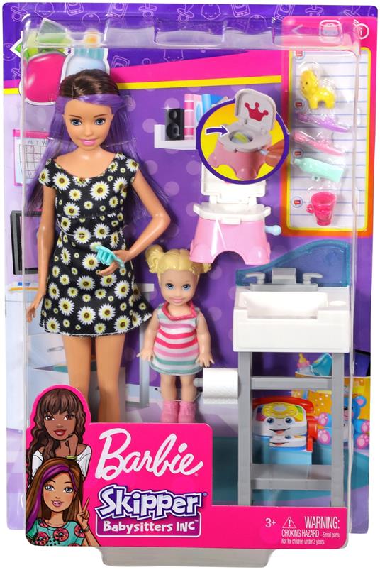 Barbie. Babysitter con Bagno - 5