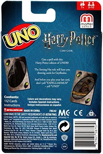 Mattel Games - UNO Gioco di Carte Versione Harry Potter - 4