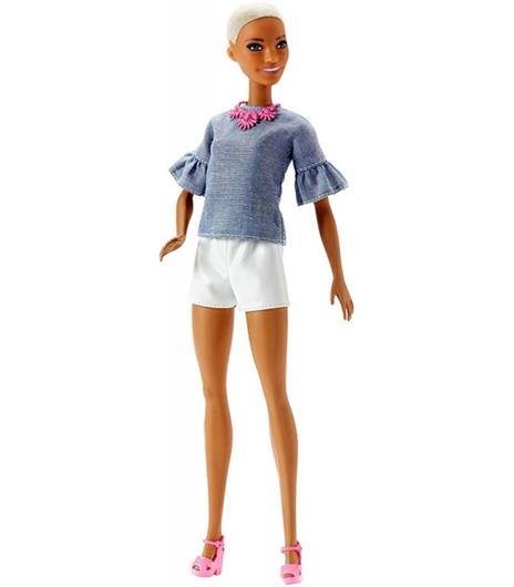 Barbie. Bambola Fashionistas con Look Chic con Pantaloncino - 3