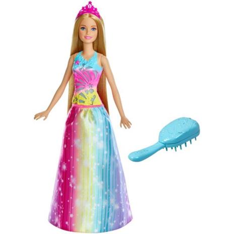 Barbie Fairytale. Principessa Pettina & Brilla (FRB12) - 4