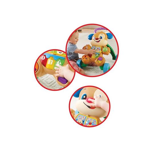 Fisher-Price Cagnolino Primi Passi Smart Stages, Giocattolo Istruttivo per Bambini 6+ Mesi - 4