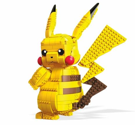 Mega Construx- Pokemon Pikachu Gigante da oltre 600 mattoncini, giocattolo da costruire per bambini 8+anni - 2