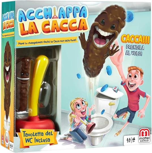 Games Acchiappa La Cacca - Mattel - Giochi di abilità - Giocattoli