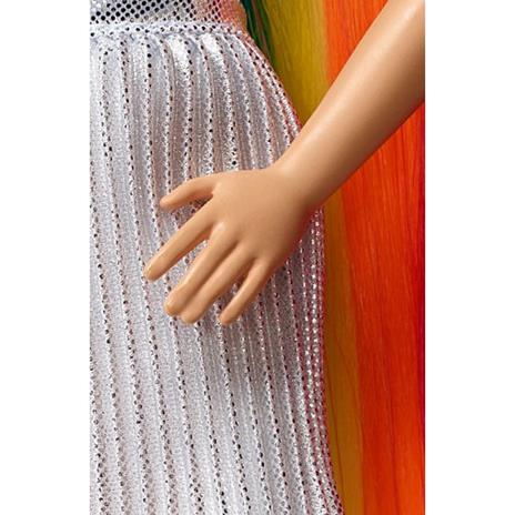 Barbie Capelli Arcobaleno Bambola con Accessori inclusi, Giocattolo per Bambini 3+ Anni. Mattel (FXN96) - 12
